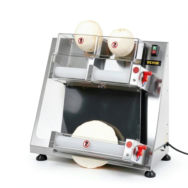 VEVOR Commercial Dough Roller Sheeter 15.7in Electric Stainless Steel-1