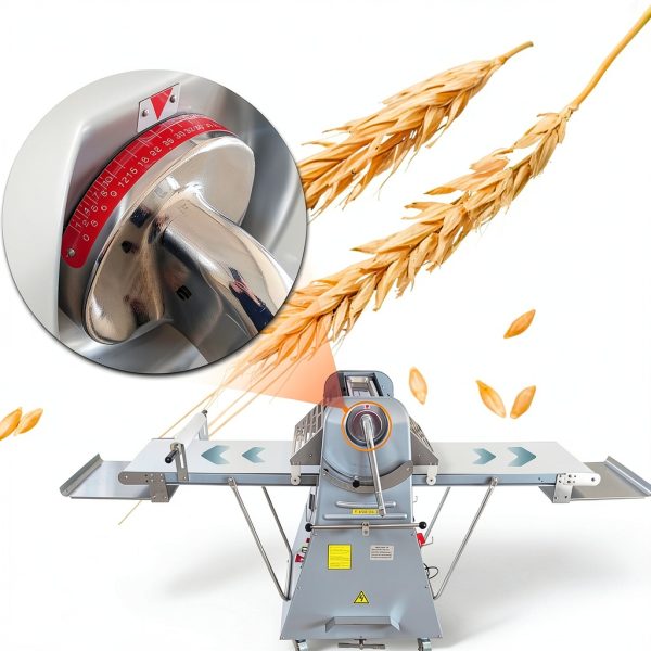Commercial Electric Dough Sheeter Yokoma Stainless Steel 82x19 Inch-4