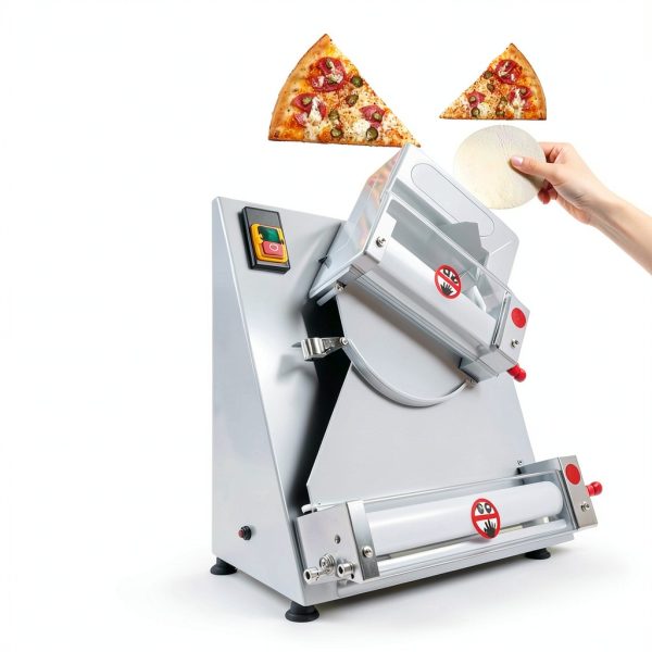 Pizza Dough Roller Sheeter LIWBYYG 4-12" Stainless Steel 370W-3
