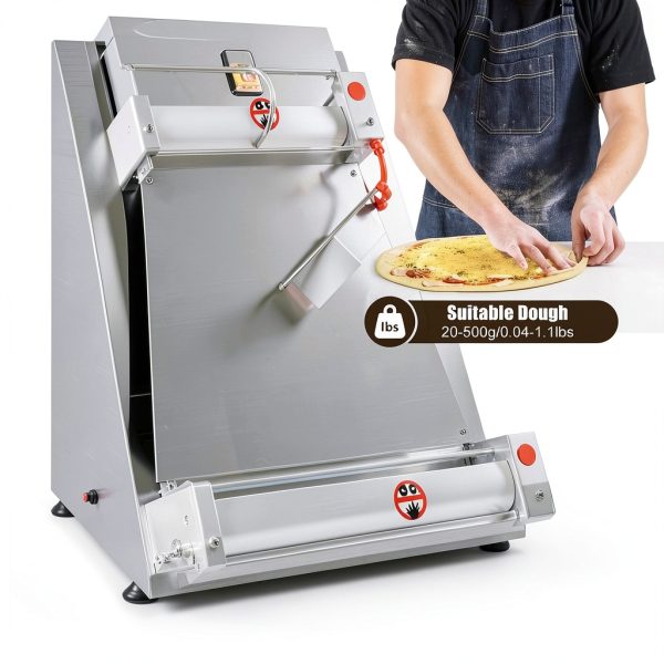 Pizza Dough Roller Sheeter GrfceVue 4-16" Auto 370W Stainless-4