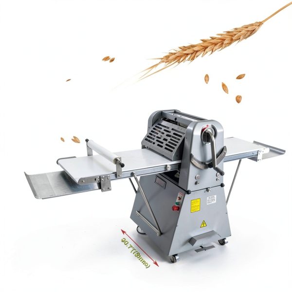 Commercial Electric Dough Sheeter Yokoma Stainless Steel 82x19 Inch-2