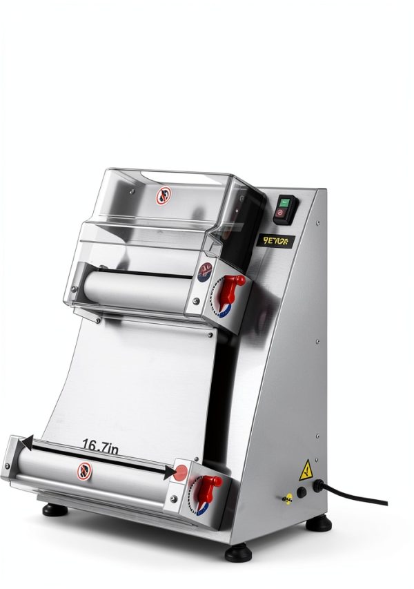 VEVOR Commercial Dough Roller Sheeter 15.7in Electric Stainless Steel-2