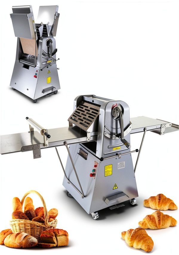 Commercial Electric Dough Sheeter Yokoma Stainless Steel 82x19 Inch-0