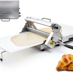 Professional 12in Folding Dough Sheeter Sencroyal Steel Semi Automatic-0