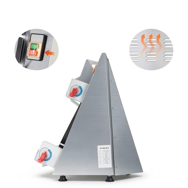Pizza Dough Roller Sheeter GrfceVue 4-16" Auto 370W Stainless-5