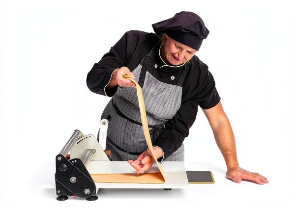 Compact Dough Sheeter 12" Zhontin Manual with Adjustable Thickness-4