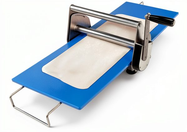 Compact Dough Sheeter 12" Zhontin Manual with Adjustable Thickness-0