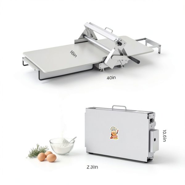 Huanyu Folding Dough Sheeter Pro Compact 10-Setting for Bakers-3
