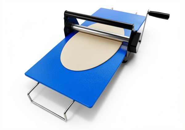 Dough Sheeter 12 inch, Folding Dough Rolling Machine with 2 Rolling Boards, Dough Roller Machine Stainless Steel Thickness Adjustable-0