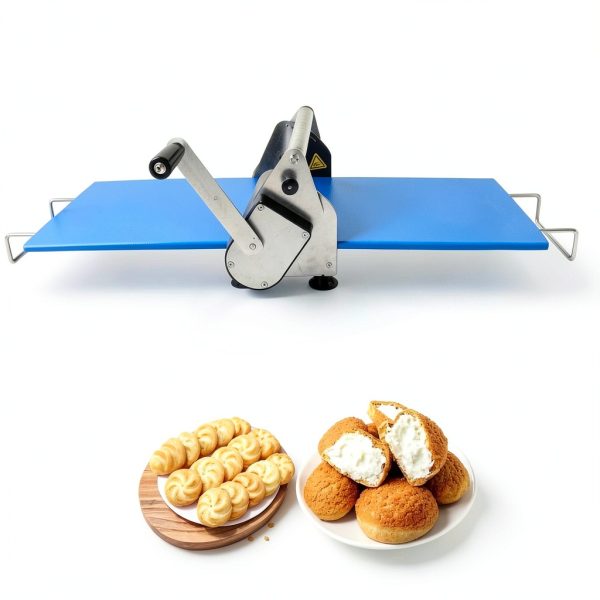 12" Dough Sheeter, Folding Dough Rolling Machine with 2 Rolling Boards, Compact Manual Dough Sheeter Machine-5