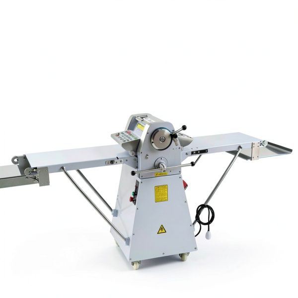TECHTONGDA Dough Sheeter Fondant Roller 19.7" Silver Metal 220V-1