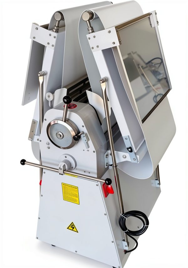 TECHTONGDA Dough Sheeter Fondant Roller 19.7" Silver Metal 220V-8
