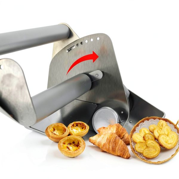 Compact Dough Sheeter 12" Zhontin Manual with Adjustable Thickness-2