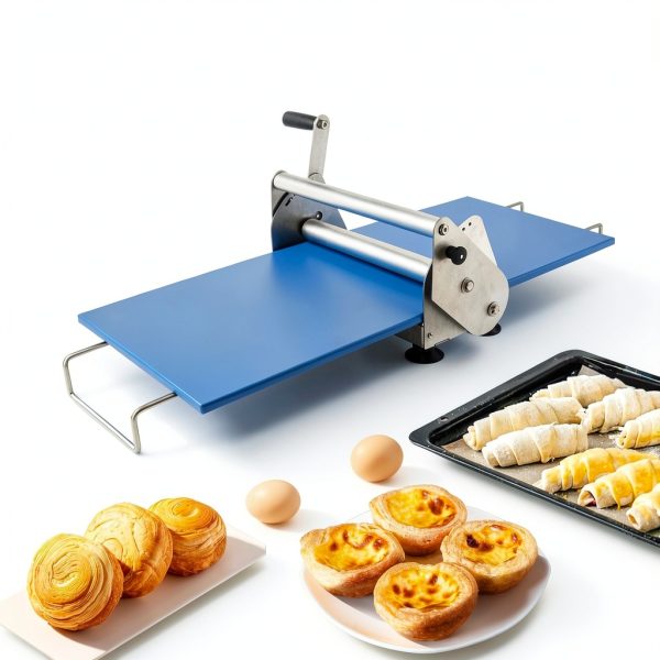 Compact Dough Sheeter 12" Zhontin Manual with Adjustable Thickness-7