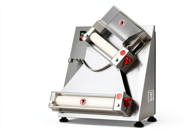Commercial Pizza Dough Roller Sheeter, Max 12", CHEINAUTO Automatic 370W Electric Pizza Dough Roller, Stainless Steel, Suitable for Noodle, Pizza Bread and Pasta Maker Equipment-1