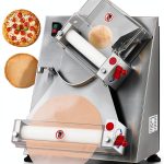 Commercial Pizza Dough Roller Sheeter, Max 12", CHEINAUTO Automatic 370W Electric Pizza Dough Roller, Stainless Steel, Suitable for Noodle, Pizza Bread and Pasta Maker Equipment-0