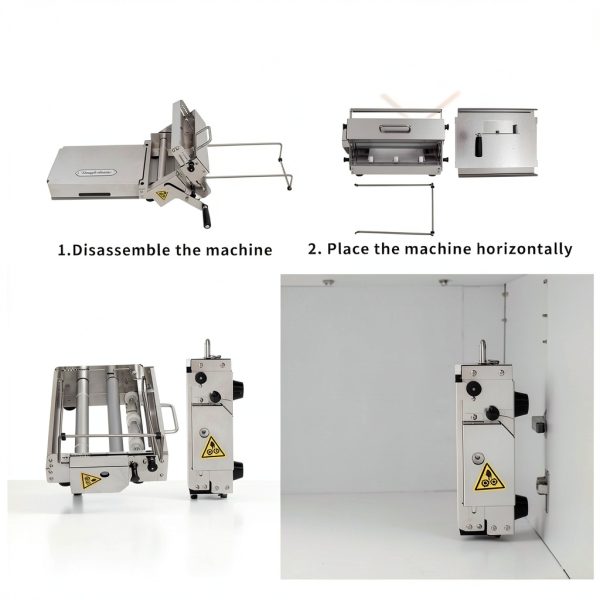12-inch Folding Dough Sheeter Sencroyal –3X Faster, 0.1‑20mm Thickness-2