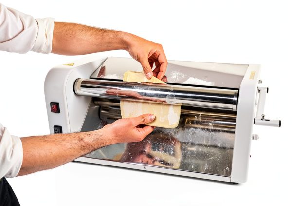 Eugene Dough Sheeters Electric Dough Sheeter TN0720 Compact White-2