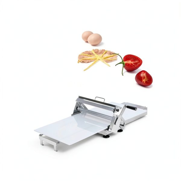Folding Dough Sheeter 15.8" Stainless Steel Manual Roller for Pizza-7