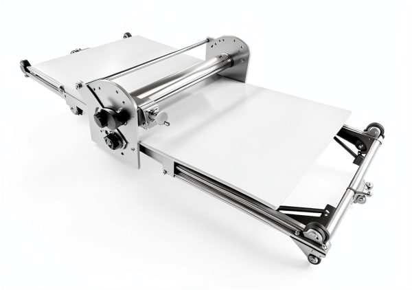 New Upgraded 22.4" Folding Dough Sheeter, Thickness Adjustable Electric Dough Roller, Machine Stainless Steel Sheeter, Baking Pastries and Bread, for Home and Commercial Bakeries-2