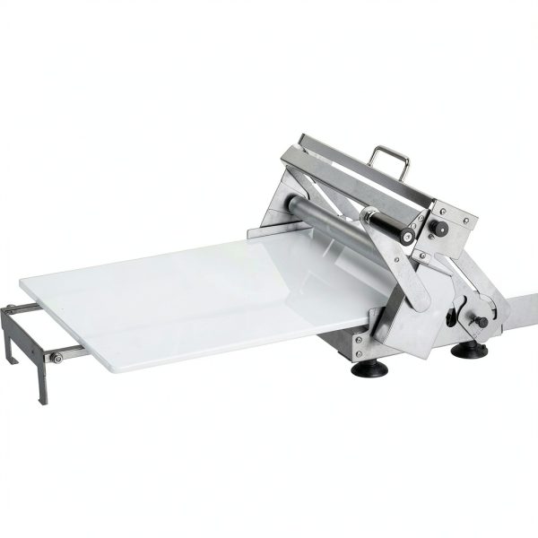 Folding Dough Sheeter 15.8" Stainless Steel Manual Roller for Pizza-3
