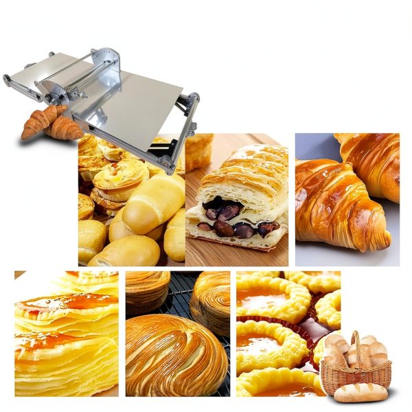 Electric Dough Roller Machine Glowdora Foldable 40x17.7in Sheeter-6